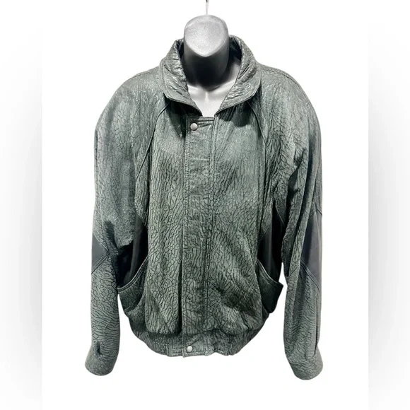 Andrew Marc Black Leather Jacket Size Large - Picture 1 of 16